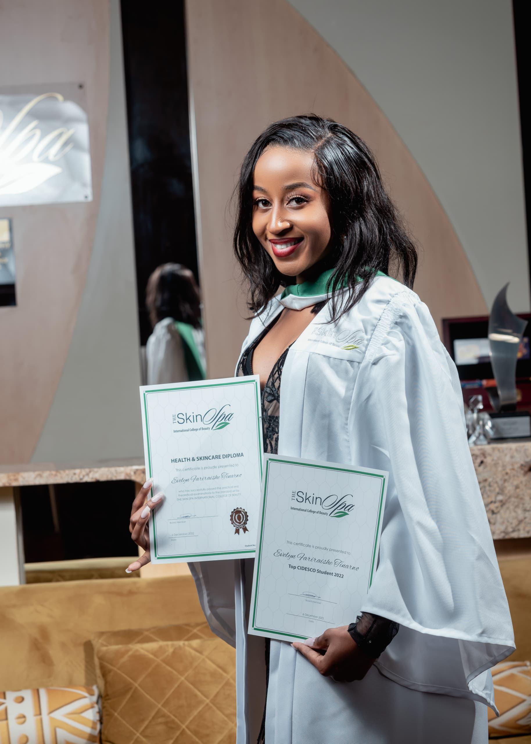 Graduate with CIDESCO certificate