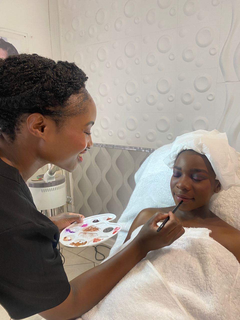 Makeup application training